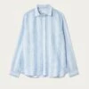 Aker Multi Blues Stripe Linen Shirt -Buff Shop Aker Multi Blues Shirt
