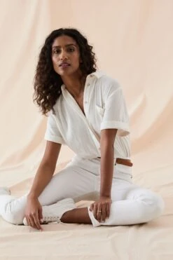 Barcombe White Double Cloth Shirt