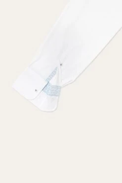 Beauchamp White Oxford Shirt -Buff Shop Beuchamp White Oxford Shirt Flat Shot