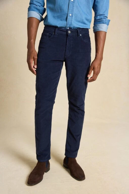 Blackridge Navy Cord Trousers