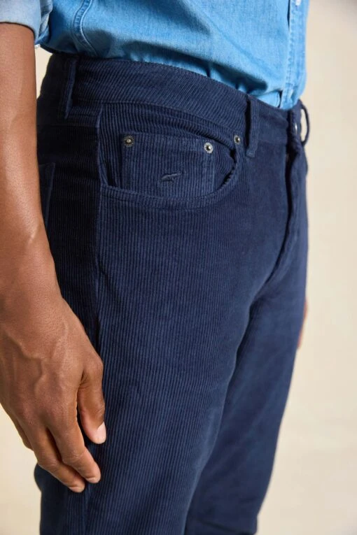 Blackridge Navy Cord Trousers - Image 3