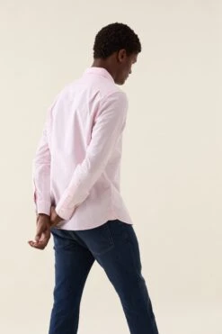 Blake Vintage Pink Oxford Shirt -Buff Shop Blake Pink Oxford Shirt3