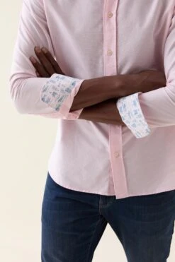 Blake Vintage Pink Oxford Shirt -Buff Shop Blake Pink Oxford Shirt5