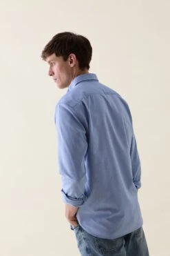 Blake Vintage Blue Oxford Shirt -Buff Shop Blake Sky Oxford Shirt4