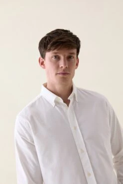 Blake Vintage White Oxford Shirt -Buff Shop Blake White Oxford Shirt2