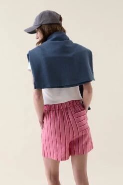 Bodiam Pink Painted Stripe Shorts -Buff Shop Bodiam Pink Stripe Shorts6