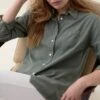 Bramber Khaki Lightweight Twill Shirt -Buff Shop Bramber Khaki Twill Shirt4