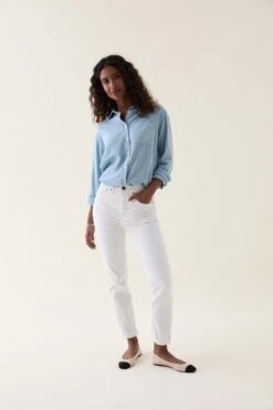 Bramber Sky Lightweight Twill Shirt -Buff Shop Bramber Sky Shirt2