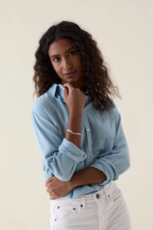 Bramber Sky Lightweight Twill Shirt - Image 3