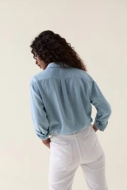 Bramber Sky Lightweight Twill Shirt -Buff Shop Bramber Sky Shirt7