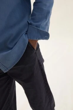 Broadleaf Washed Blue Twill Shirt -Buff Shop Broadleaf Washed Blue Twill Shirt1