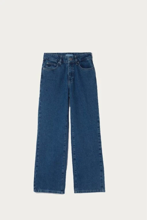Camberley Denim Blue Wide Leg Jeans - Image 7