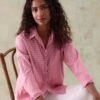 Chailey Pink Seersucker Check Shirt -Buff Shop Chailey Pink Check Shirt5