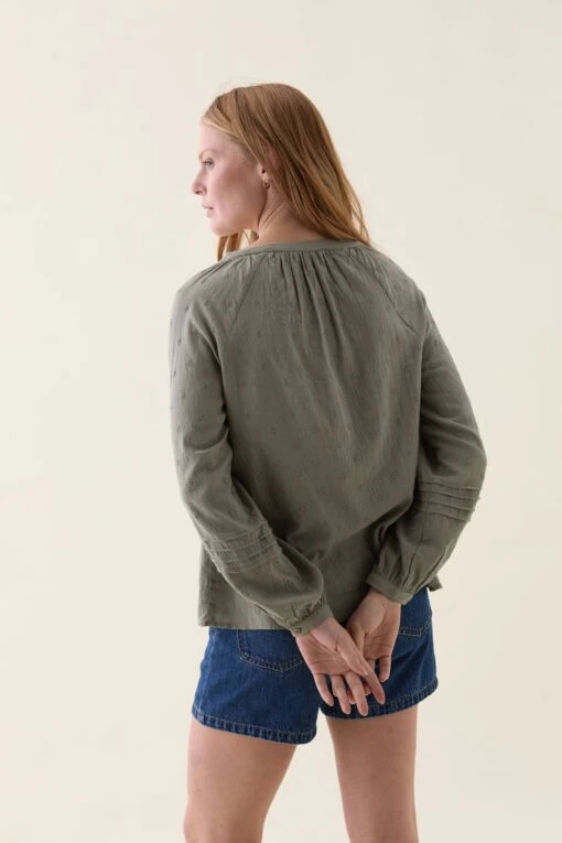 Fairlea Scoop Neck Broderie Blouse - Image 4