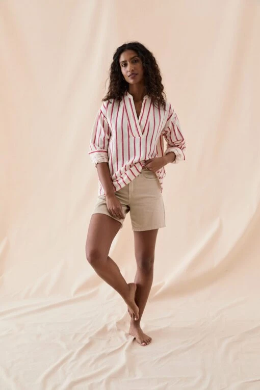 Falmer Painted Stripe Popover Top - Image 4