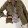 Haslemere Khaki Utility Jacket -Buff Shop Haslemere Khaki Jacket2