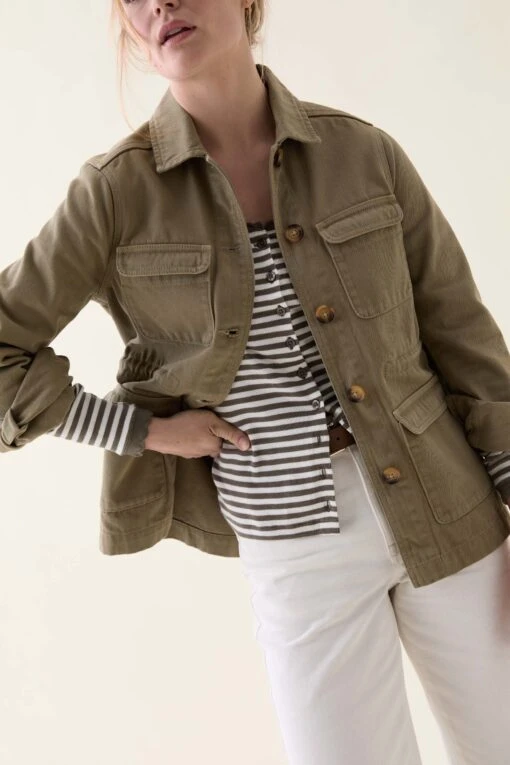 Haslemere Khaki Utility Jacket
