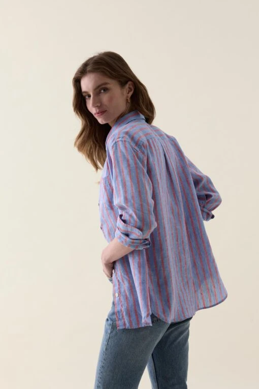 Slyfield Multi Stripe Linen Shirt - Image 5