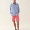 Brading Coral Chino Shorts -Buff Shop LOOK 210279 R