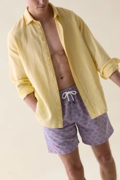 Langley Blue Shell Swim Shorts