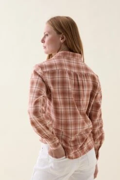 Leigh Terracotta Check Shirt -Buff Shop Leigh Terracotta Check Shirt3