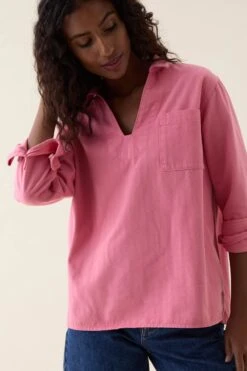Mayfield Rose Herringbone Deck Shirt