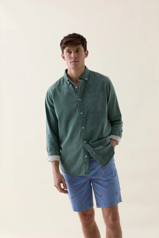 Midhurst Elephant Embroidered Shorts - Image 2