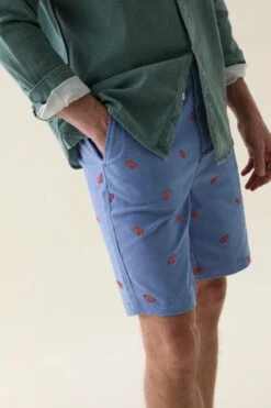 Midhurst Elephant Embroidered Shorts -Buff Shop Midhurst Elephant Shorts6