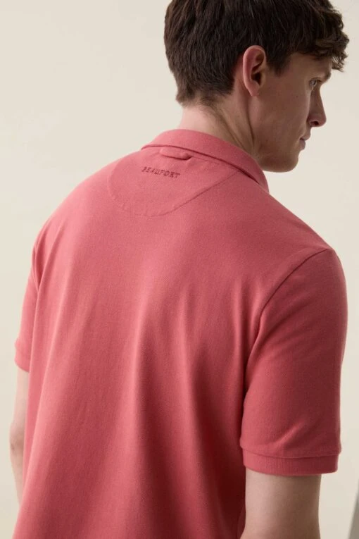 Morley Faded Coral Polo - Image 4
