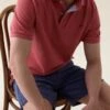 Morley Faded Coral Polo -Buff Shop Morely Faded Coral Polo4