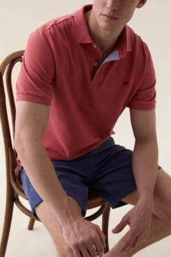 Morley Faded Coral Polo