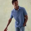 Morley Steel Blue Polo -Buff Shop Morley Steel Blue Polo1