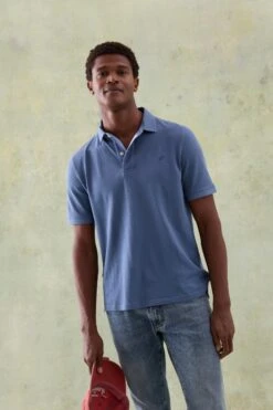 Morley Steel Blue Polo -Buff Shop Morley Steel Blue Polo2