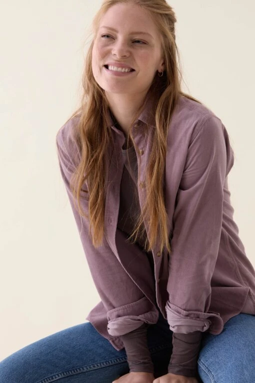 Stroud Lilac Cord Shirt - Image 2