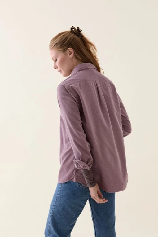 Stroud Lilac Cord Shirt - Image 4