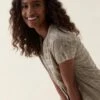 Telscombe Khaki Seersucker Blouse -Buff Shop Telescombe Khaki Top5