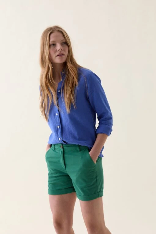 Totton Emerald Chino Shorts - Image 3