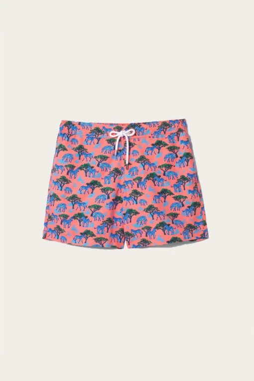 Mountain Zebra Coral Swim Shorts - Image 5