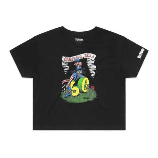 Grateful Dead 60th X TGR 60th Dead Uncle Sam Crop Tee