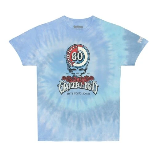 Grateful Dead 60thx TGR SYF Tie-Dye Tee - Lagoon