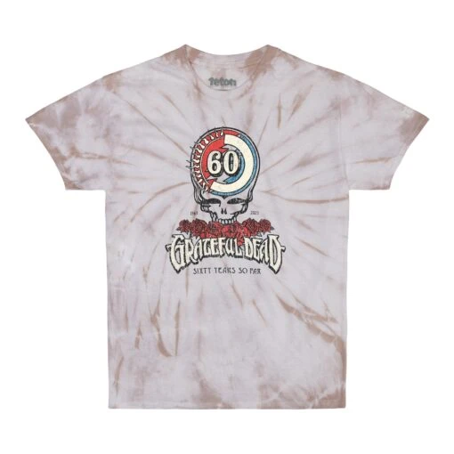 Grateful Dead 60thx TGR SYF Tie-Dye Tee - Spider Taupe