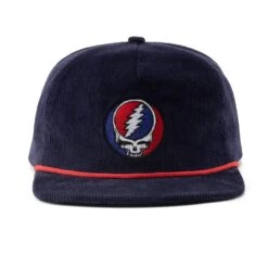 Grateful Dead X TGR Steal Your Face Snapback -Buff Shop grateful dead x tgr steal your face corduroy snapback 780626