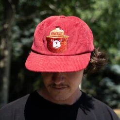 Smokey Bear X TGR Corduroy Snapback -Buff Shop smokey bear x tgr corduroy snapback 767046